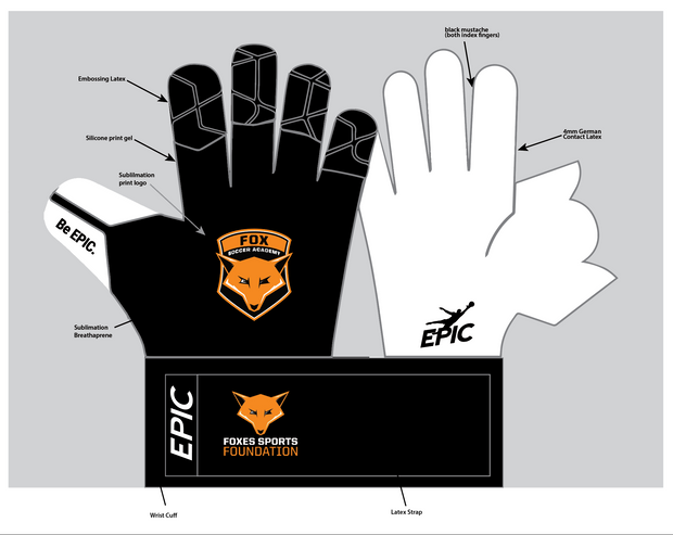 FOX Soccer Academy – Custom Glove | Negative Cut
